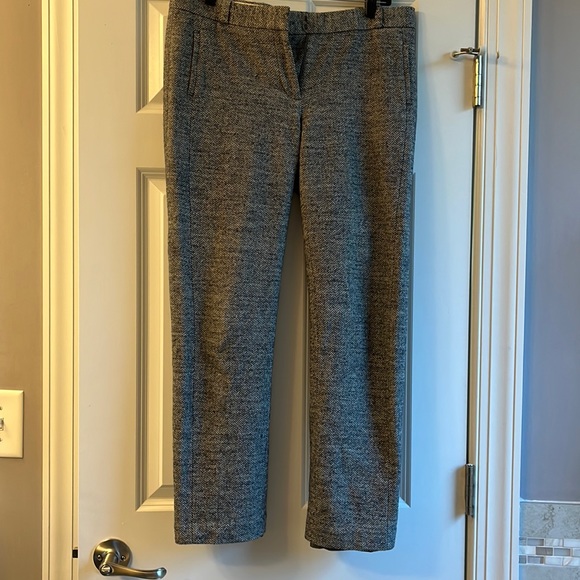 Gorgeous, gray and white patterned Loft pants - Picture 1 of 8